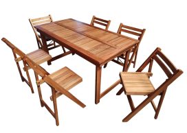 Juego de Mesa y Sillas de exterior