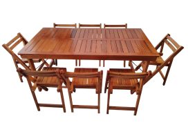 WhatsApp Image 2025-09-11 at 2.38.20 PM | Fabrica de muebles | Forestry | Muebles de Exterior Mesa 1,8 + 8 Sillas DR Eucalipto